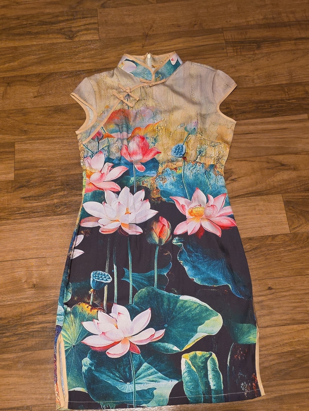 Floral Print Sleeveless Dress